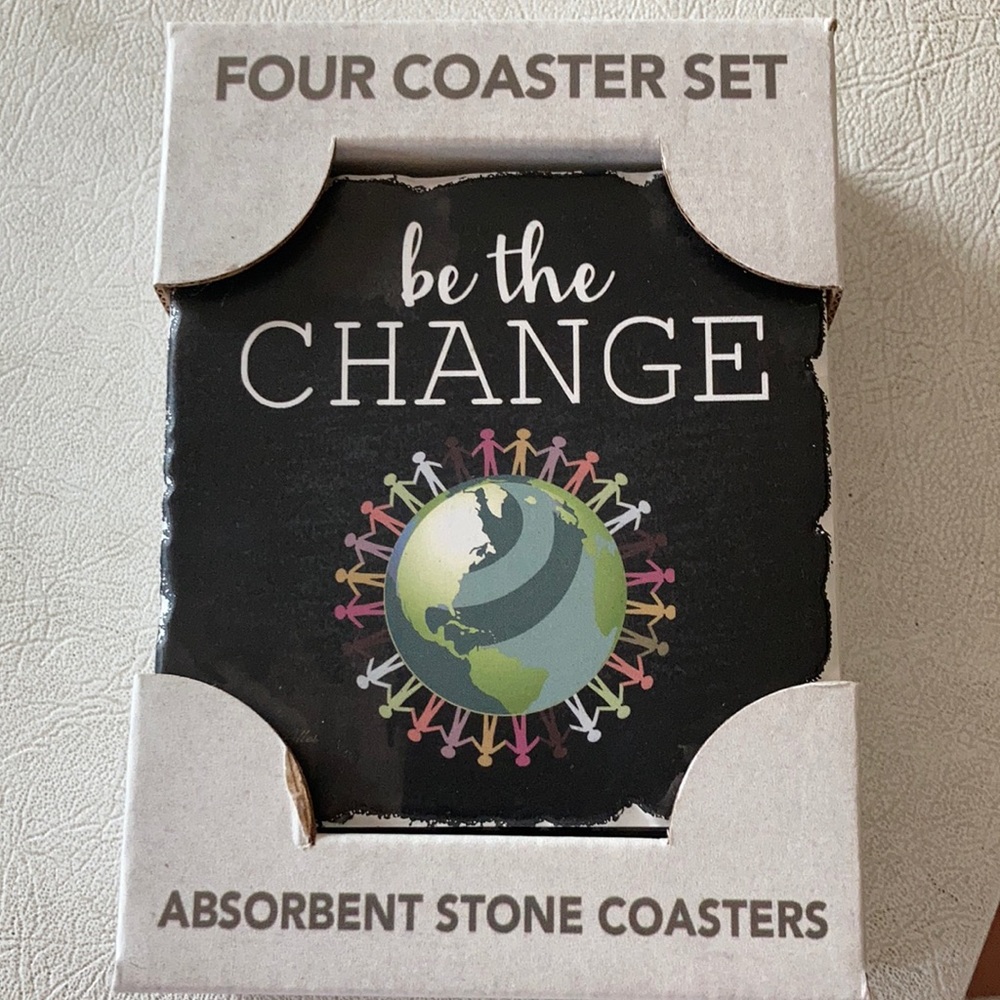 Set of four coasters brand new